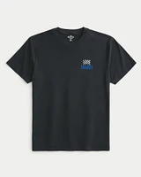 Relaxed Santa Monica Speedway Graphic Tee