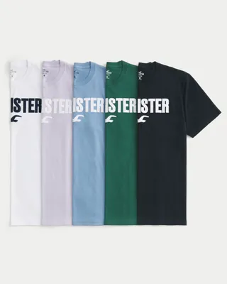 Relaxed Logo Graphic Tee 5-Pack