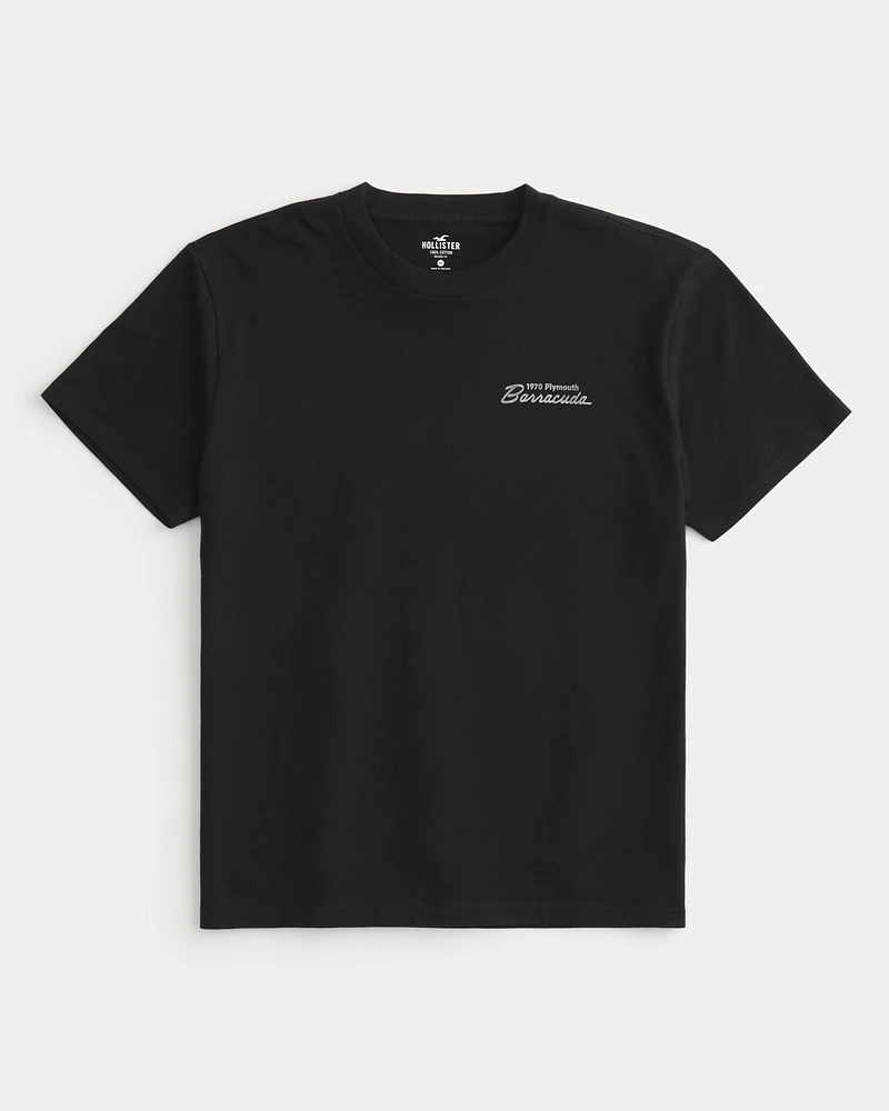 Relaxed Plymouth Barracuda Graphic Tee