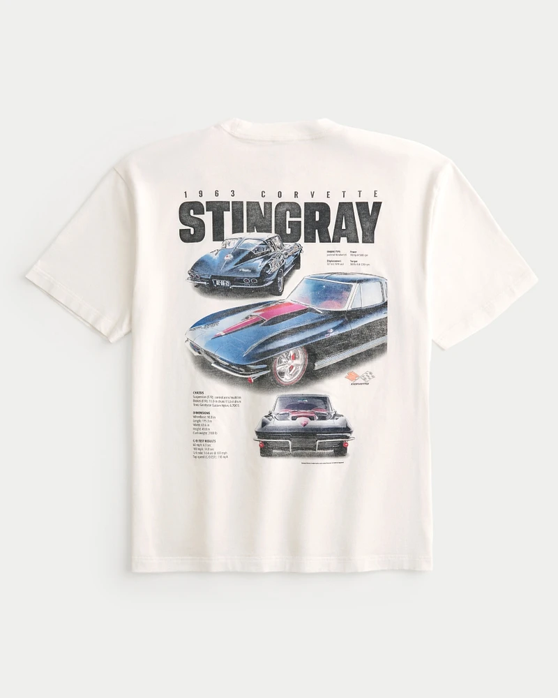 Boxy Corvette Stingray Graphic Tee