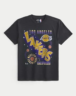 Relaxed Los Angeles Lakers Graphic Tee