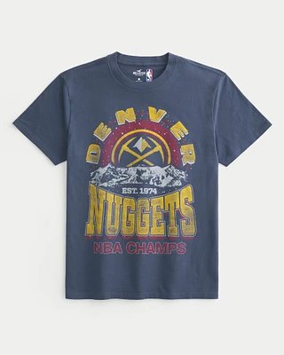 Relaxed Denver Nuggets Graphic Tee