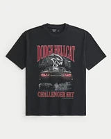 Boxy Dodge Hellcat Graphic Tee