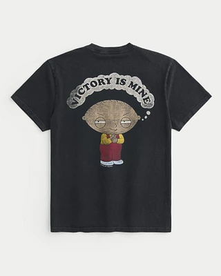 Relaxed Family Guy Stewie Graphic Tee