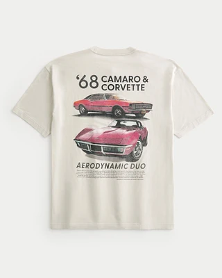 Boxy Chevrolet Camaro & Corvette Graphic Tee