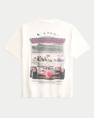 Boxy Indianapolis 500 Graphic Tee