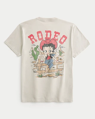 Relaxed Betty Boop Graphic Tee