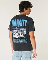 Relaxed Manchester City Graphic Tee