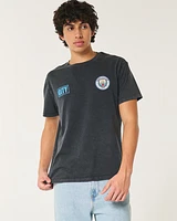 Relaxed Manchester City Graphic Tee