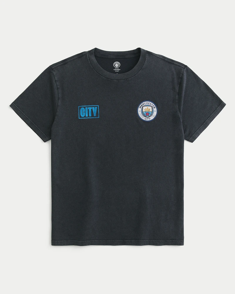 Relaxed Manchester City Graphic Tee