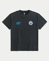 Relaxed Manchester City Graphic Tee