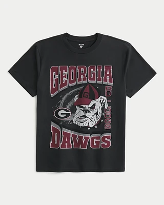 Relaxed Georgia Bulldogs Graphic Tee