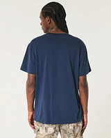 Relaxed University of Michigan Wolverines Graphic Tee
