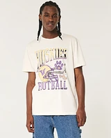 Relaxed University of Washington Huskies Graphic Tee