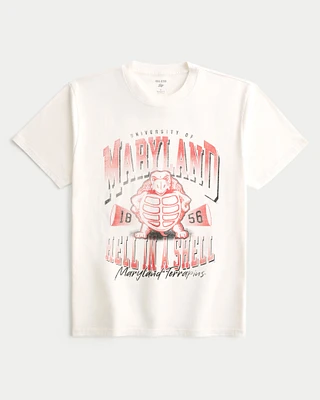 Relaxed University of Maryland Terrapins Graphic Tee