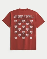 Relaxed Alabama Crimson Tide Football Graphic Tee