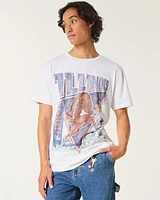 Relaxed Illinois Fighting Illini Graphic Tee