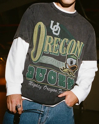 Relaxed University of Oregon Ducks Graphic Tee