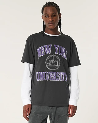 Relaxed New York University Graphic Tee