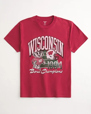 Relaxed Wisconsin Badgers Graphic Tee