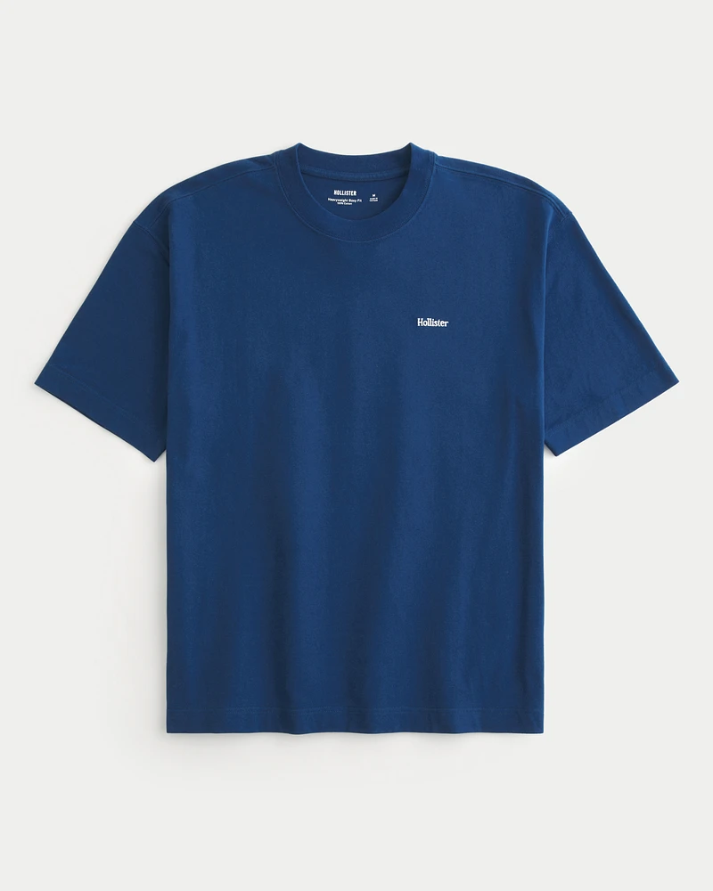 Boxy Heavyweight Logo Crew T-Shirt