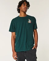 Relaxed The Grinch Graphic Pocket Tee