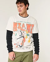 Relaxed Disney Miami Hurricanes Graphic Tee