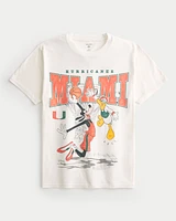 Relaxed Disney Miami Hurricanes Graphic Tee