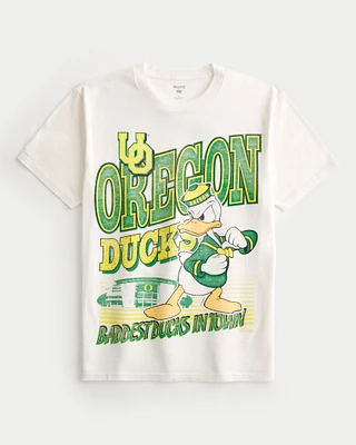 Relaxed Disney University of Oregon Ducks Graphic Tee