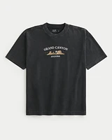 Boxy Heavyweight Grand Canyon Arizona Graphic Tee