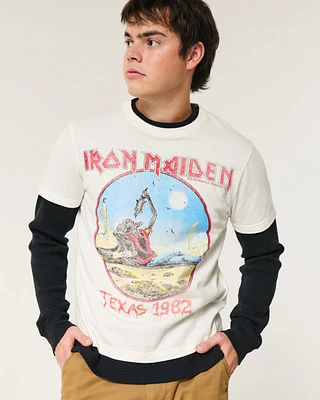 Shrunken Iron Maiden Graphic Tee