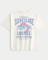 Boxy Heavyweight Silverlake Lounge Graphic Tee