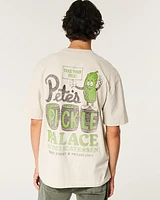 Boxy Heavyweight Pete's Pickle Palace Graphic Tee