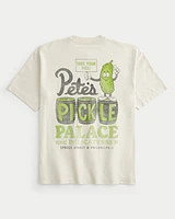 Boxy Heavyweight Pete's Pickle Palace Graphic Tee