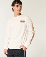 Relaxed Long-Sleeve Fairview Speedway Graphic Tee