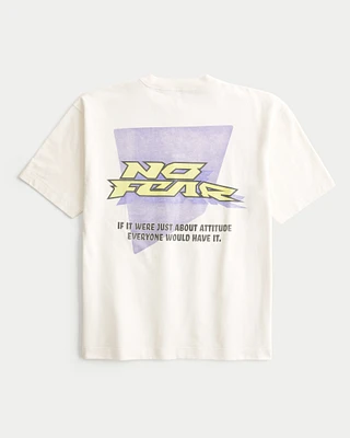 Boxy Heavyweight No Fear Graphic Tee