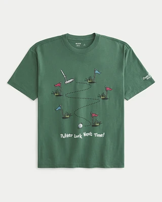 Boxy Green & Mellow Golf Club Graphic Tee