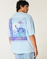 Baggy Hawaii Surf Graphic Tee