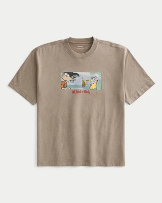 Boxy Heavyweight Ed, Edd n Eddy Graphic Tee