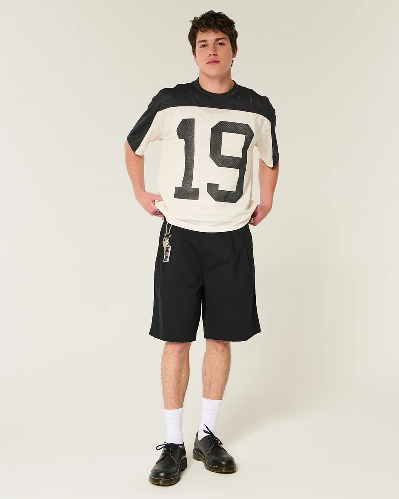 Boxy Crop Number Graphic Jersey