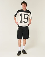 Boxy Crop Number Graphic Jersey