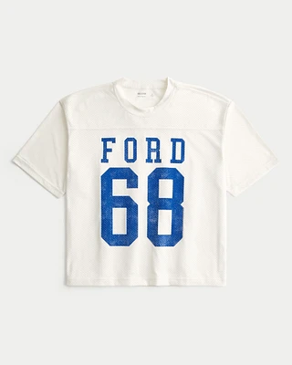 Boxy Crop Ford Graphic Jersey