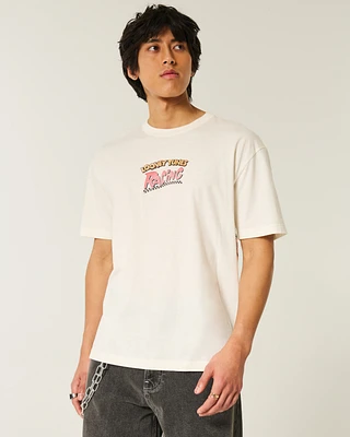 Boxy Looney Tunes Racing Graphic Tee