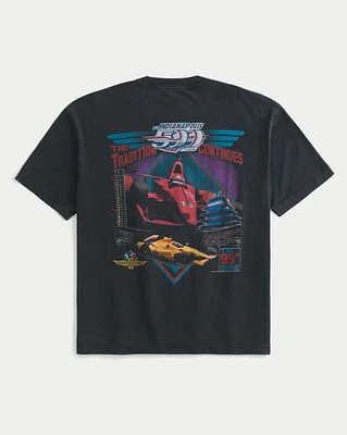 Boxy Indianapolis 500 Graphic Tee