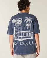 Boxy Lil Sandy Barbecue Graphic Tee