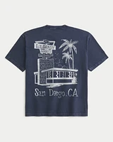 Boxy Lil Sandy Barbecue Graphic Tee