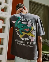 Boxy Captain Chomps Graphic Tee