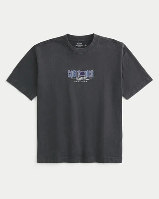 Boxy Heavyweight Costa Rica Graphic Tee