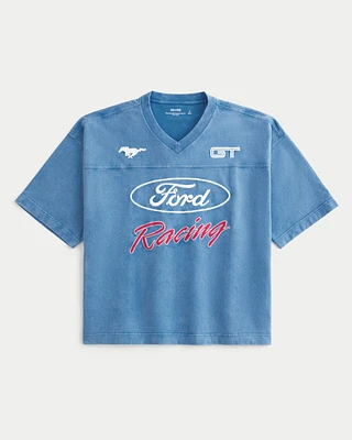 Baggy Heavyweight Crop Ford Graphic Tee