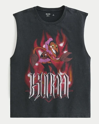 Boxy HIM Graphic Cutoff Tank